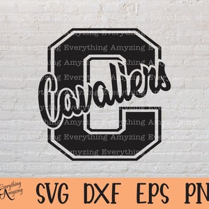 Cavaliers svg, Cavaliers Mascot svg, Cavalier High School svg, Cavaliers Cheerleading svg, Cavaliers, Cricut, Silhouette, svg, png, eps, dxf