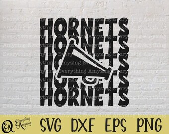 Hornets Cheer svg, Hornets Mascot svg, Hornets High School svg, Hornets Cheerleader, Cheer Mom svg, Cricut, Silhouette, svg, png, eps, dxf