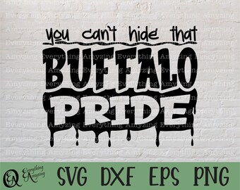 Buffalo Pride svg, Buffaloes Mascot svg, Buffaloes School Spirit svg, Buffaloes Cheerleading svg, Cricut, Silhouette, svg, png, eps, dxf