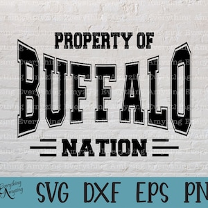 Buffalo Nation svg, Buffaloes Mascot svg, Buffaloes School Spirit svg, Buffaloes Cheerleading svg, Cricut, Silhouette, svg, png, eps, dxf
