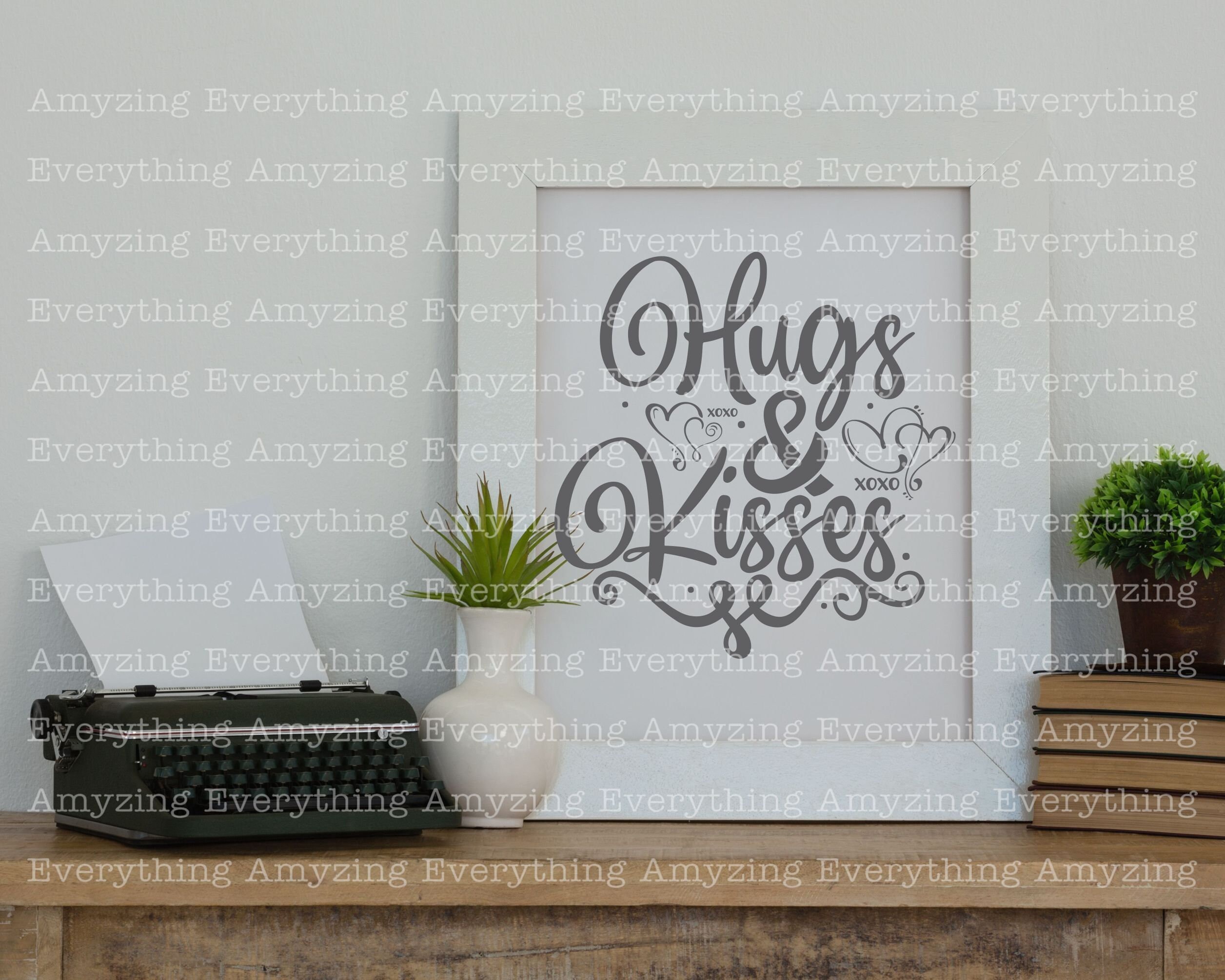 Hugs and Kisses Svg, Love Svg, Valentines Day Svg, Xoxo, Be Mine Svg ...