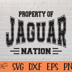 Jaguar Nation svg, Jaguars Mascot svg, Jaguars School Spirit, Jaguars Cheerleading svg, Jaguars svg, Cricut, Silhouette, svg, png, eps, dxf