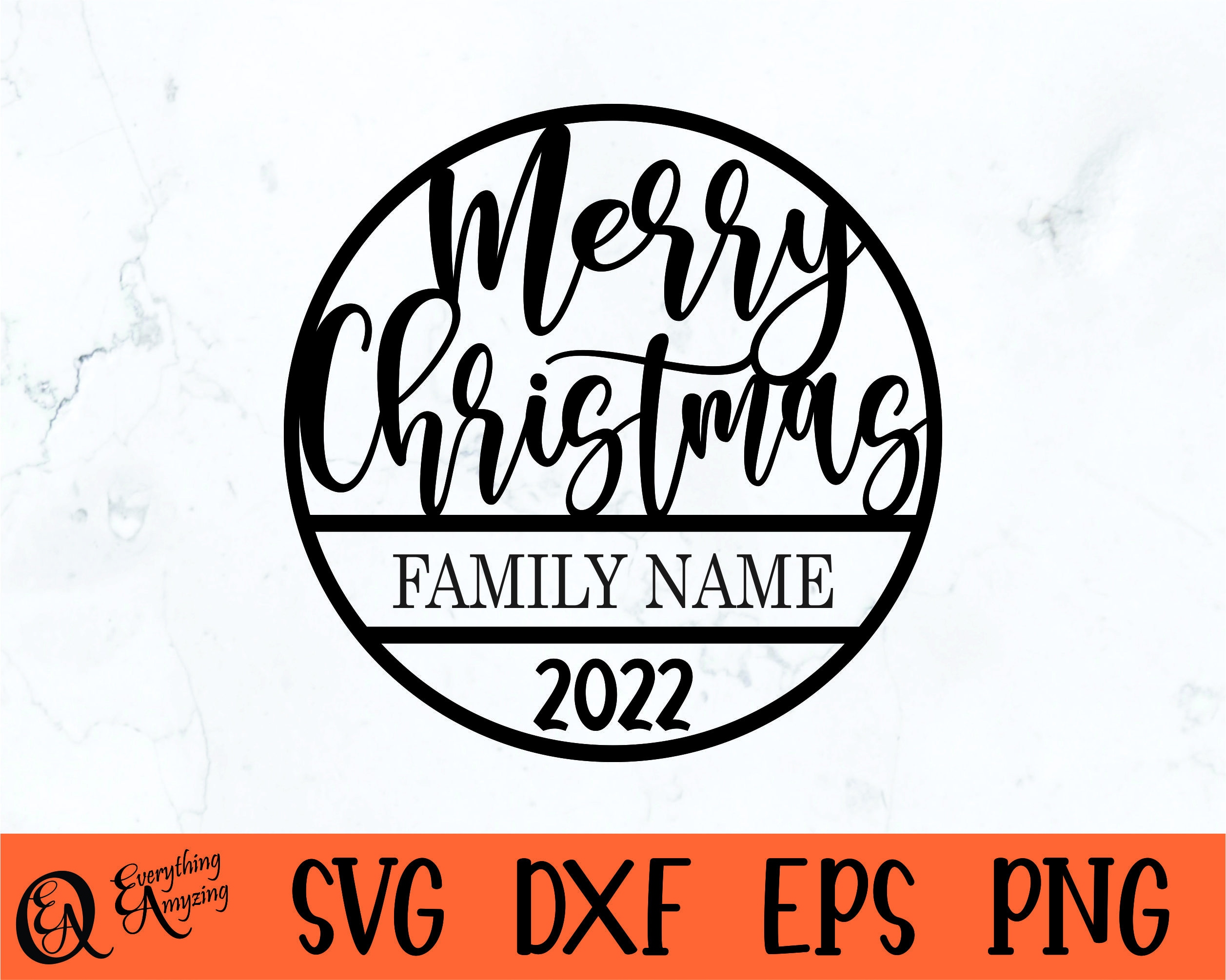 Merry Christmas Ornament Svg Christmas Ornament Svg Custom - Etsy