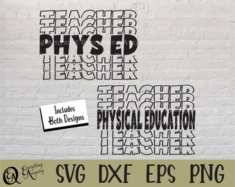 Professeur d’éducation physique svg, Professeur d’éducation physique svg, Professeur d’éducation physique svg, Professeur de gym svg, Enseignant, Entraîneur, Cricut, Silhouette, svg, png, eps, dxf