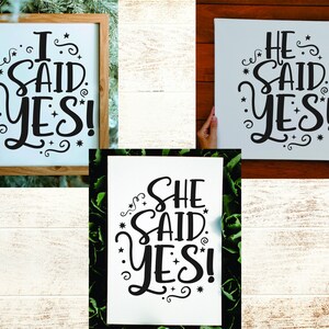 I Said Yes Svg She Said Yes Svg Love Svg Wedding Svg - Etsy
