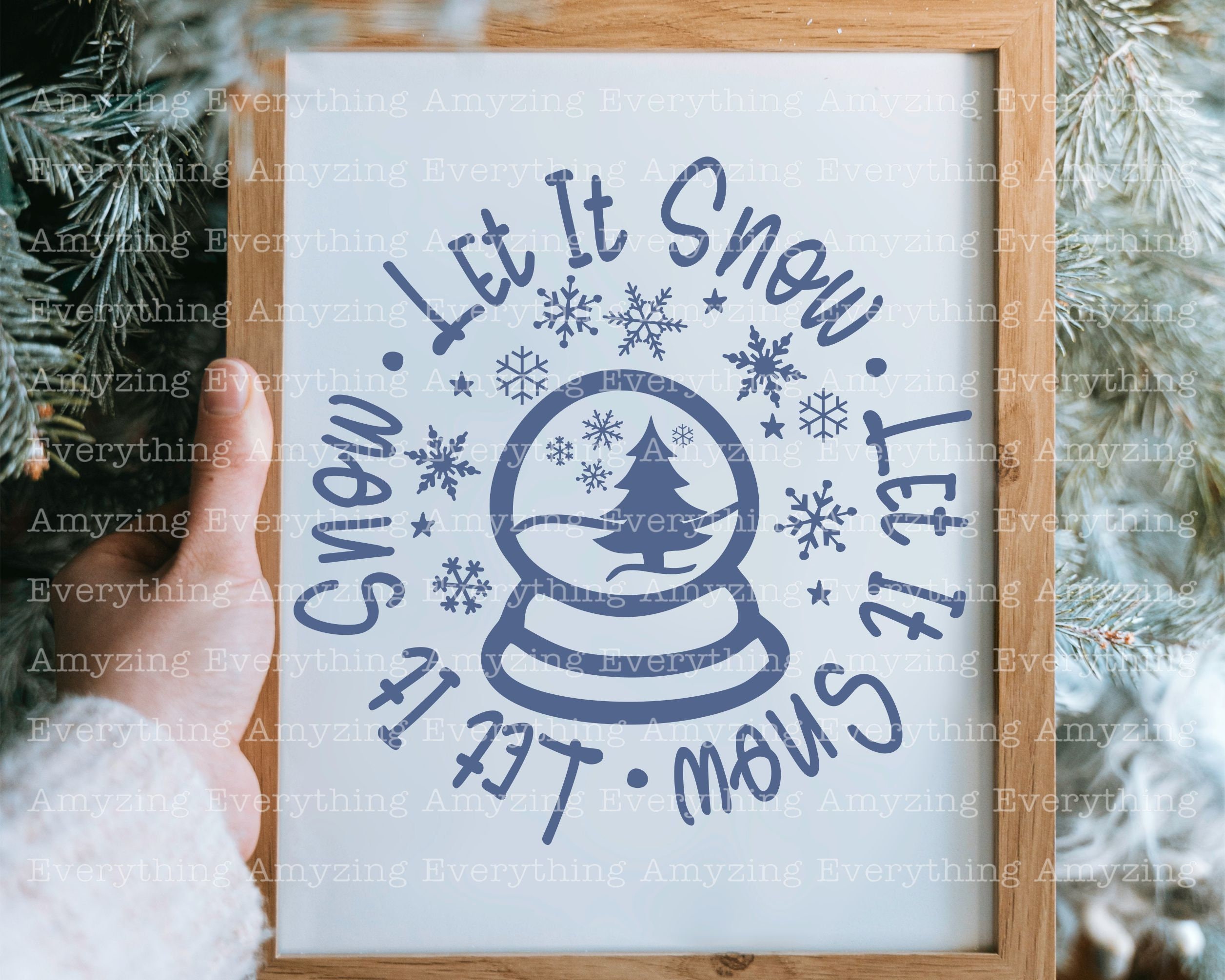 Let It Snow SVG, Merry Christmas Svg, Christmas SVG, Winter Svg ...