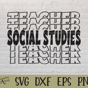 Professor de estudos sociais svg, professor de escola svg, estudos sociais do ensino médio svg, volta às aulas svg, Cricut, silhueta, svg, png, eps dxf