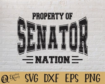 Senator Nation svg, Senators Mascot svg, Senators School Spirit, Senators Cheerleading svg, Senators, Cricut, Silhouette, svg, png, eps, dxf