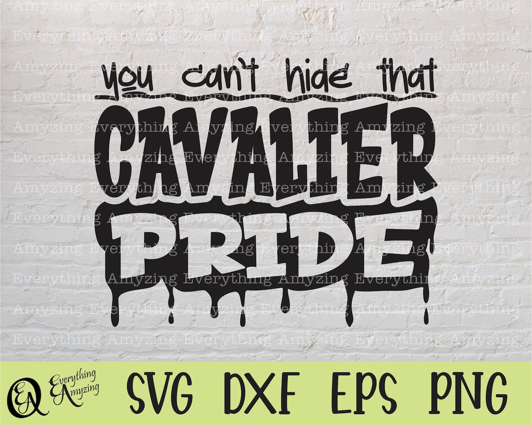 Cavalier Pride Svg, Cavaliers Mascot Svg, Cavaliers Team Spirit Svg