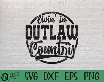 Outlaw Country svg, Outlaws Mascot svg, Outlaws School Spirit svg, Outlaws Cheer svg, Team Gear svg, Cricut, Silhouette, svg, png, eps, dxf