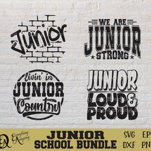 Junior Class Bundle svg, High School Junior svg, Back to School svg, School Spirit svg, College svg, Cricut, Silhouette, svg, png, eps, dxf
