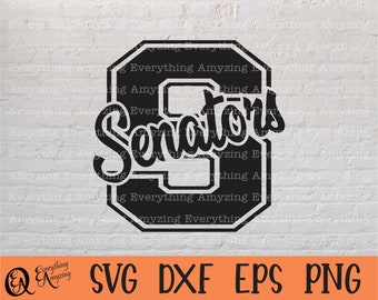 Senators svg, Senators Mascot svg, Senators School Spirit svg, Senators Cheerleading svg, Senators, Cricut, Silhouette, svg, png, eps, dxf