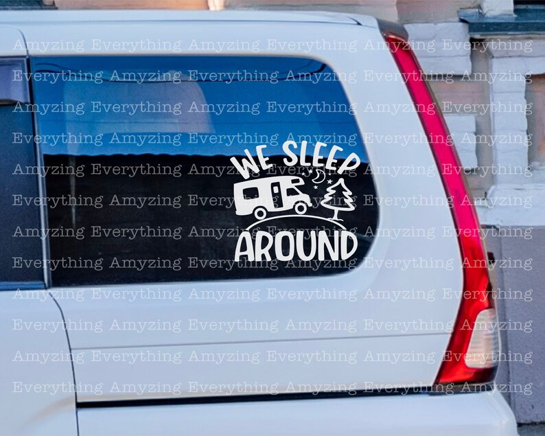 I Sleep Around Svg, Camping Svg, RV Life Svg, Vacation Svg, Trailer Svg ...