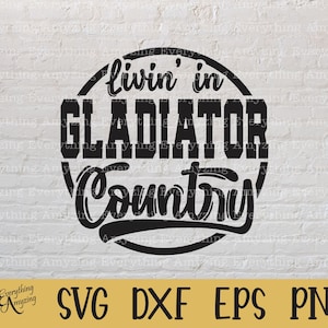 Gladiator Country svg, Gladiators Mascot svg, Gladiators School Spirit svg, Cheer svg, Team Gear svg, Cricut, Silhouette, svg, png, eps, dxf