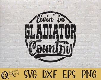 Gladiator Country svg, Gladiators Mascot svg, Gladiators School Spirit svg, Cheer svg, Team Gear svg, Cricut, Silhouette, svg, png, eps, dxf