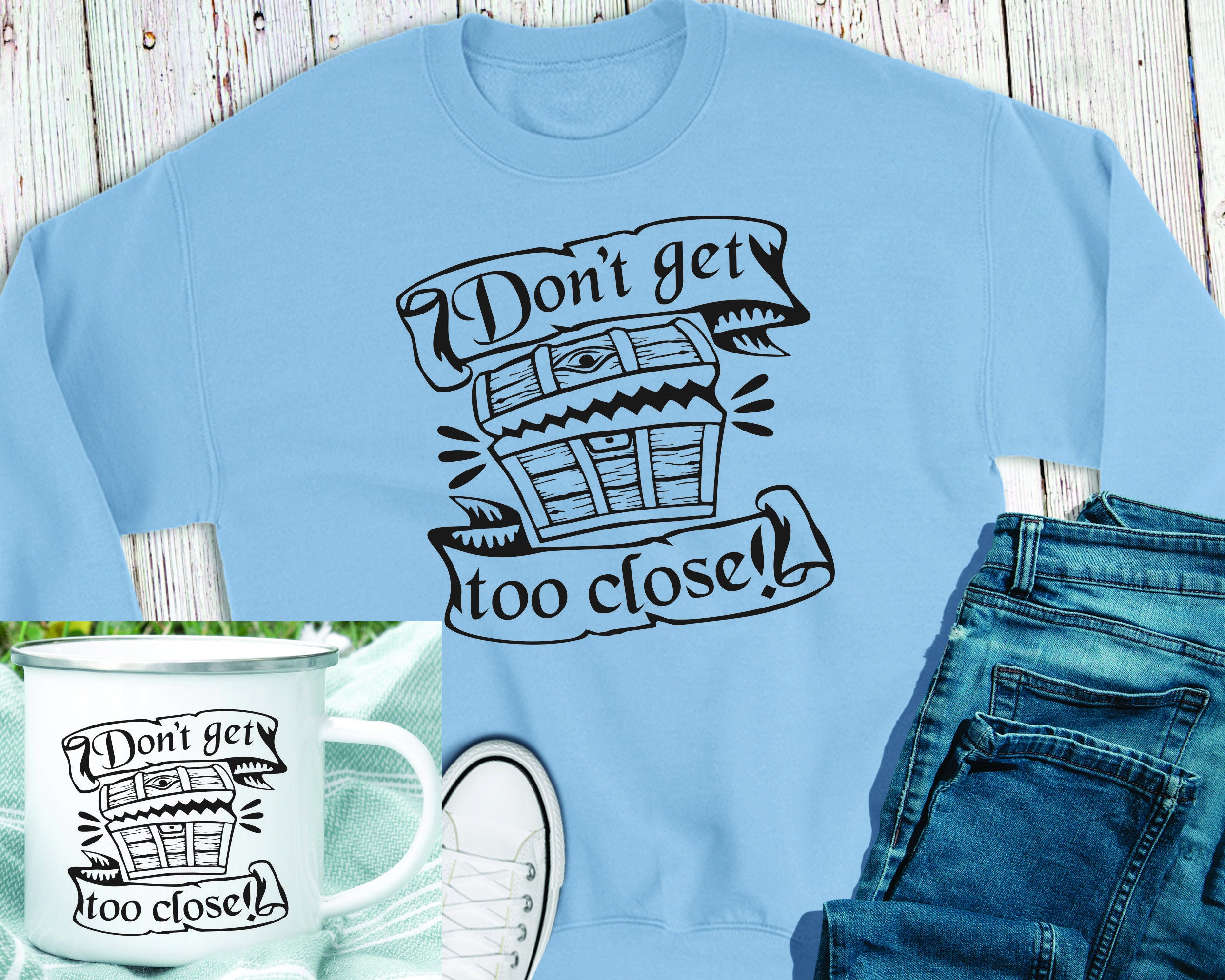 Don't Get Too Close Svg Mimic Svg Dnd Svg Dungeons and - Etsy Canada