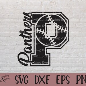 Panthers Baseball svg, Panthers Mascot svg, Panthers School Baseball, Panthers Spirit, Panthers svg, Cricut, Silhouette, svg, png, eps, dxf