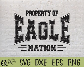 Eagle Nation svg, Eagles Mascot svg, Eagles School Spirit svg, Eagles Cheerleading svg, Eagles Gear, Cricut, Silhouette, svg, png, eps, dxf
