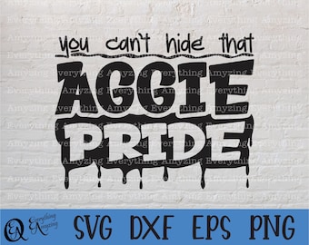 Aggie Pride svg, Aggies Mascot svg, Aggies School Spirit svg, Aggies Cheerleading svg, Aggies svg, Cricut, Silhouette, svg, png, eps, dxf