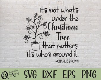 Charlie Brown Baum svg, Weihnachten svg, Urlaub svg, Weihnachtsbaum, Charlie Brown Weihnachten, Cricut svg, Silhouette svg, svg, png, eps, dxf