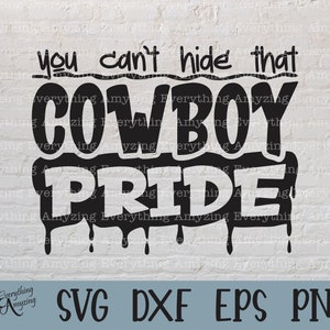 Cowboy Pride svg, Cowboys Mascot svg, Cowboys School Spirit, Cowboys Cheerleading svg, Cowboys svg, Cricut, Silhouette, svg, png, eps, dxf