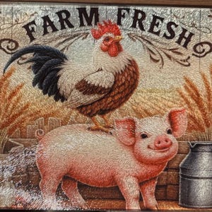 Farm Fresh Glass Cutting Board