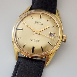 Gruen 25 jewel automatic clearance