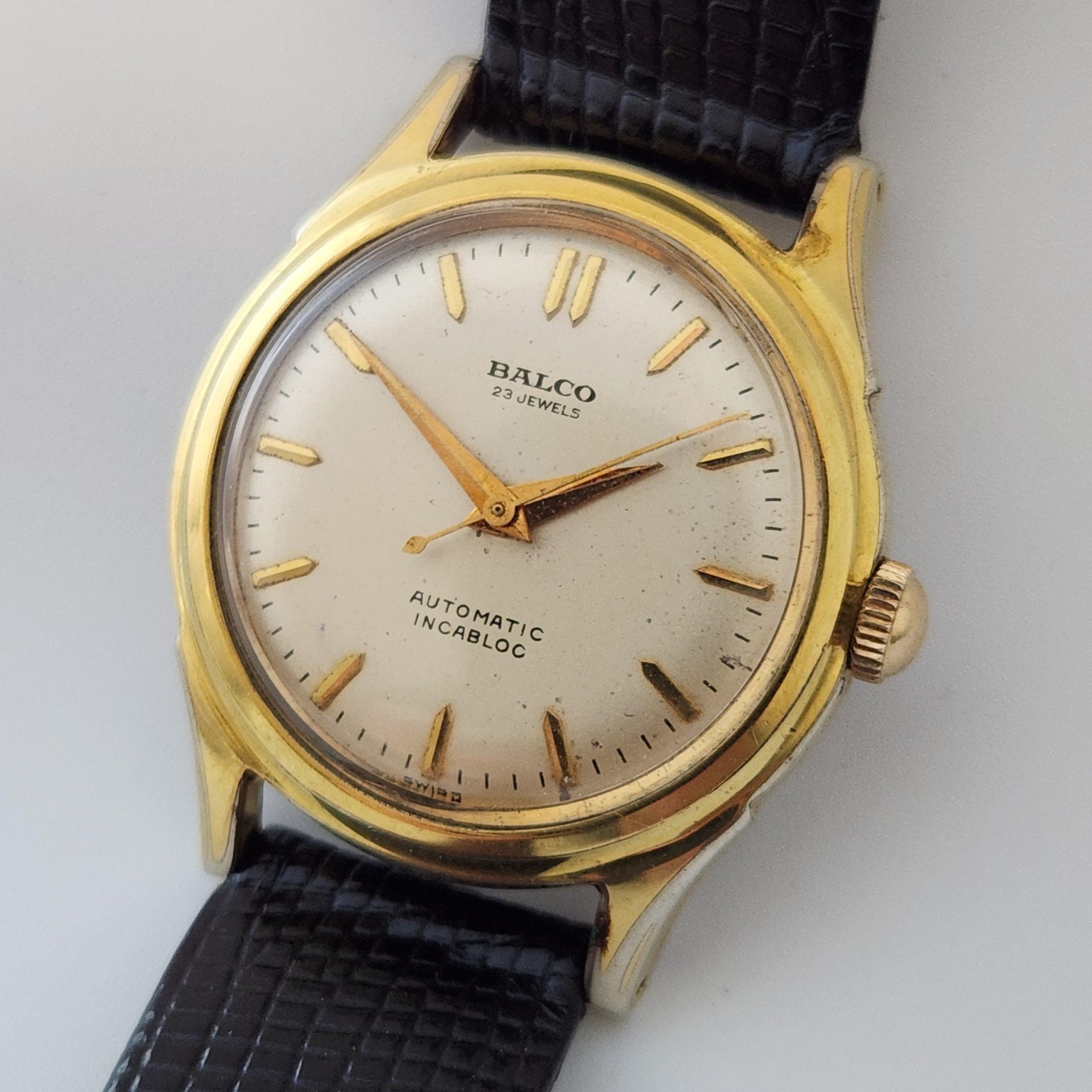 Vintage BALCO AUTOMATIC Swiss Made From the BALL Watch Co., 23 Jewel ...