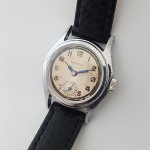 Vintage MALTON WW2 Era Watch, 15 Jewels, Swiss Made, Boy Sized, Circa 1940------Serviced------