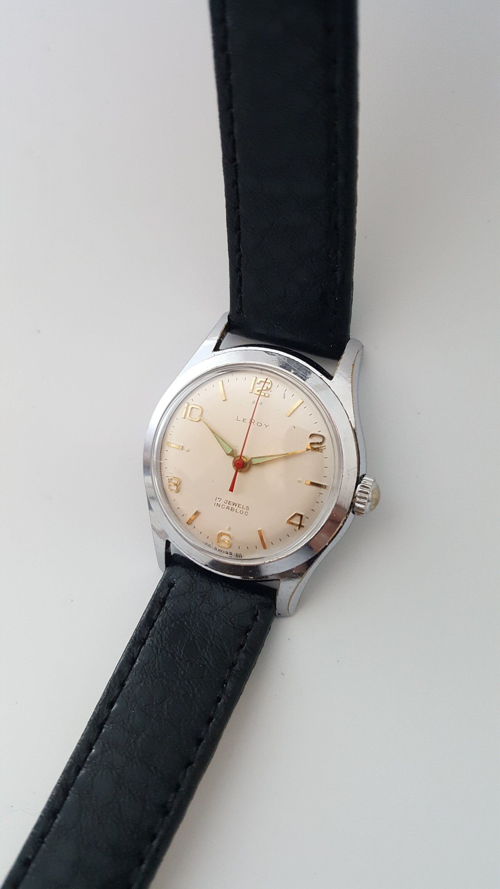 Vintage Leroy SWISS Made High Quality Watch Very Fine Condition Circa 1950 sserviced Etsy