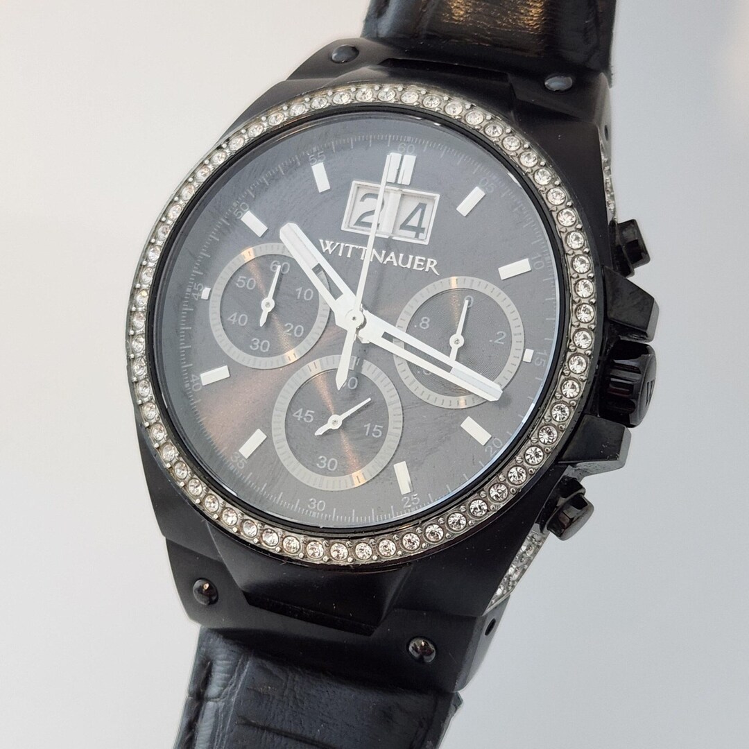 WITTNAUER QUARTZ CHRONOGRAPH Model WN1012, Superb Condition, All