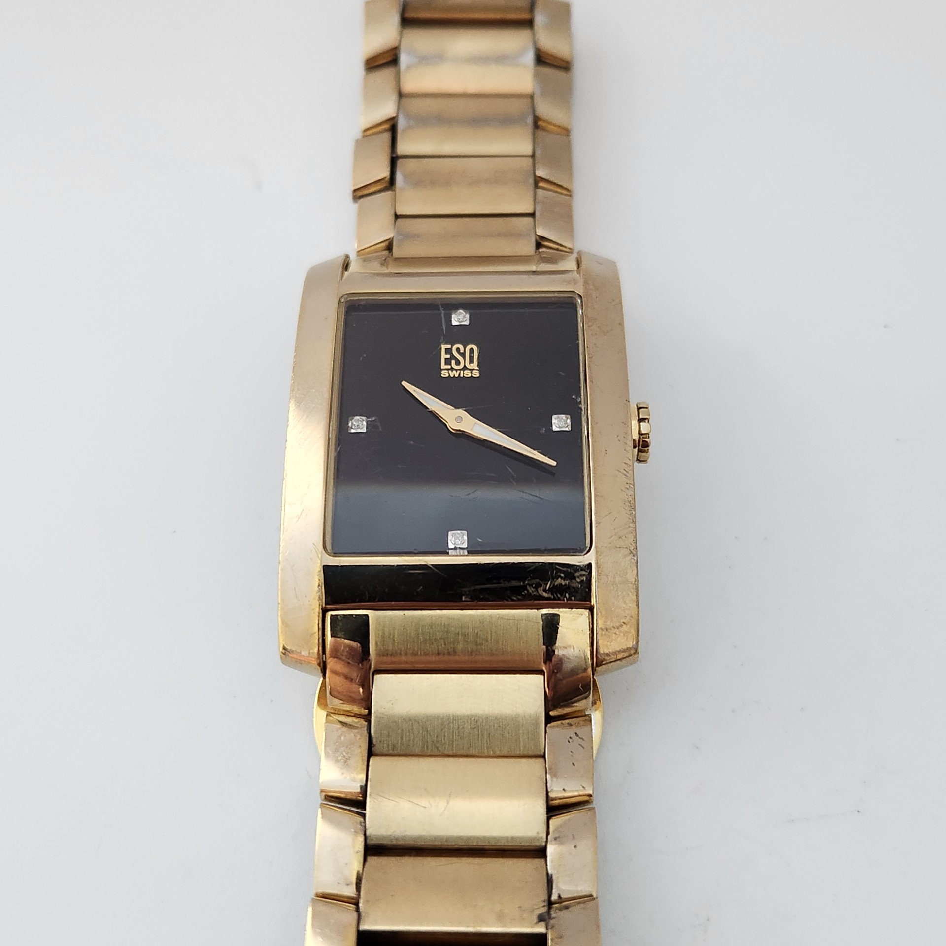 ESQUIRE QUARTZ Dress Watch SWISS Movement Special Price A Classic Look New Battery