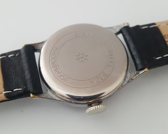 Vintage JUNGHANS Boy Size Watch, German Made, 7 Jewels, Very