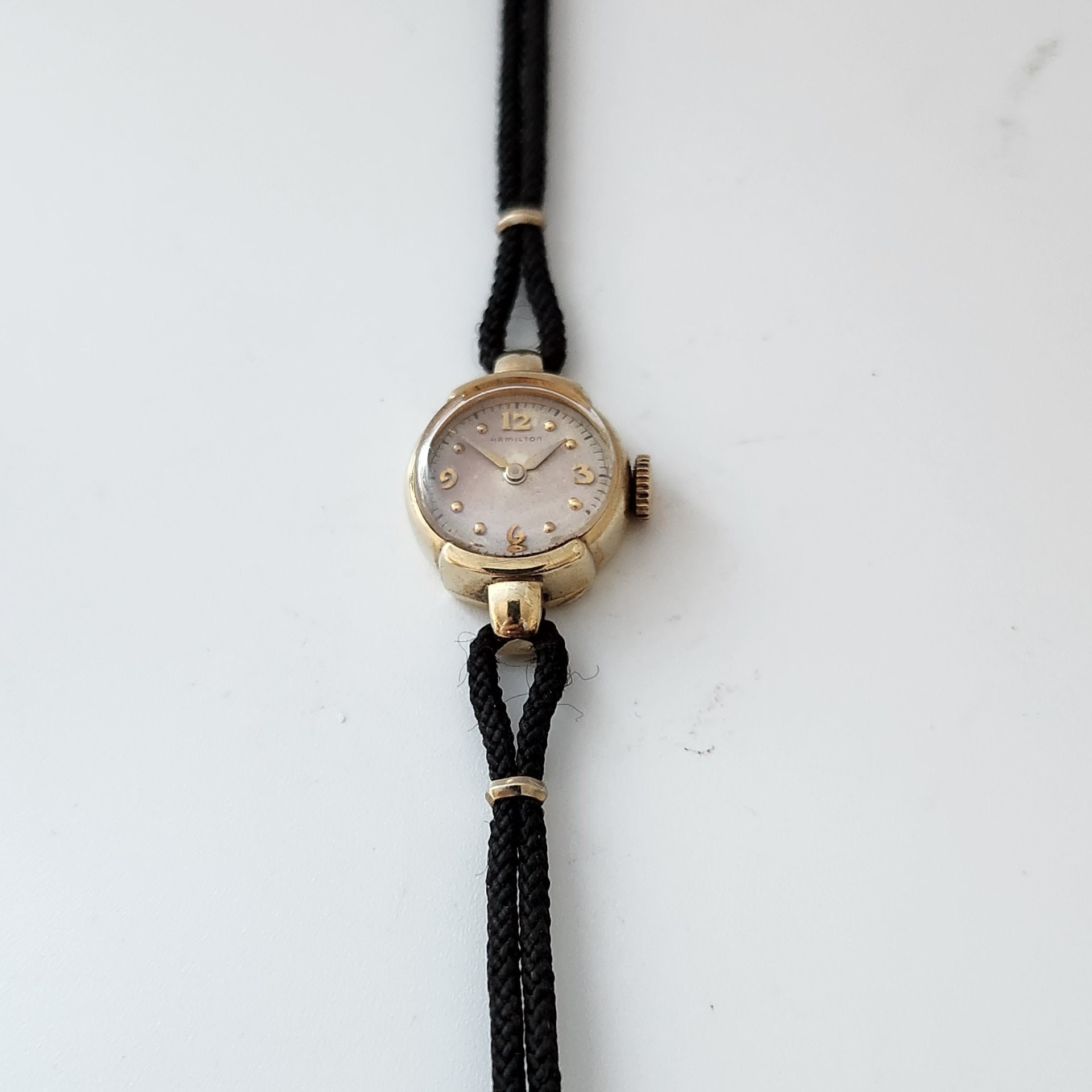 Montre Cocktail Femme Hamilton Mécanique - 17 Rubis - Mouvement Suisse - À Réparer - Occasion