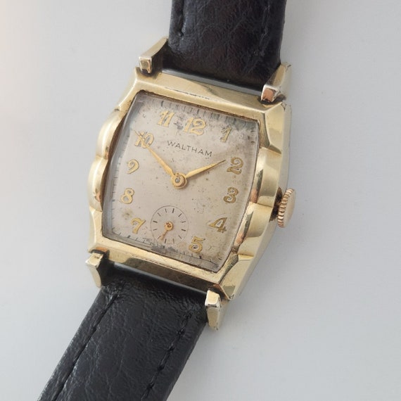 Vintage WALTHAM Art Deco Style Unisex Watch, SWIS… - image 1