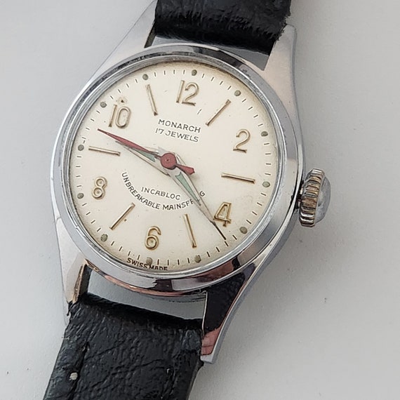 Vintage MONARCH SWISS Made Ladies Watch 17 Jewel Movement Excellent Condition Circa 1950 sserviced Etsy UK