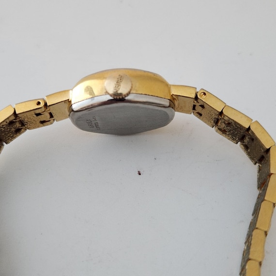 Montre Femme Gruen Precision Vintage – Or Et Argent – Pile Neuve