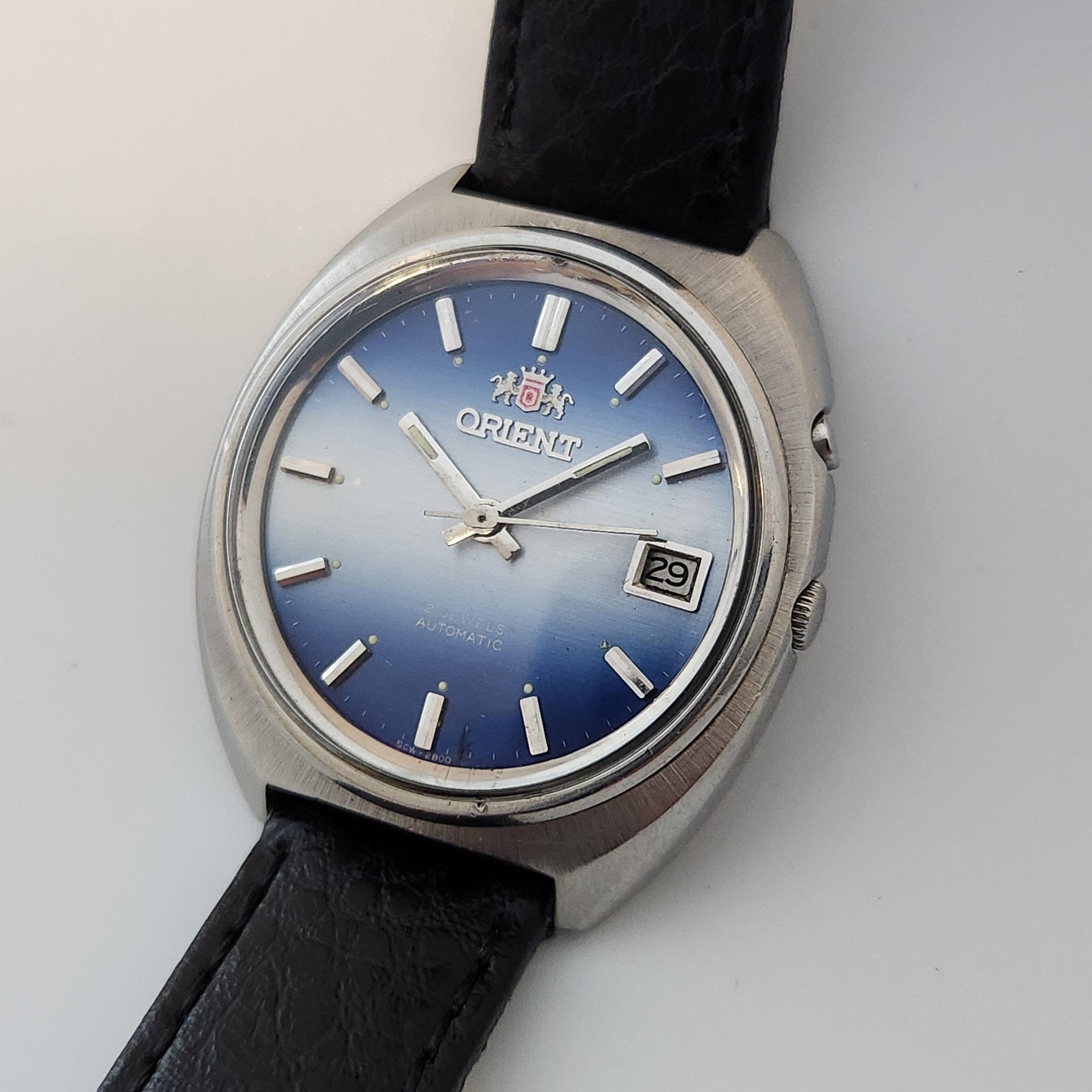Vintage Orient automatic All Stainless Steel Model OS347 21 Jewel Hi Beat Movement Circa 1970 s Serviced