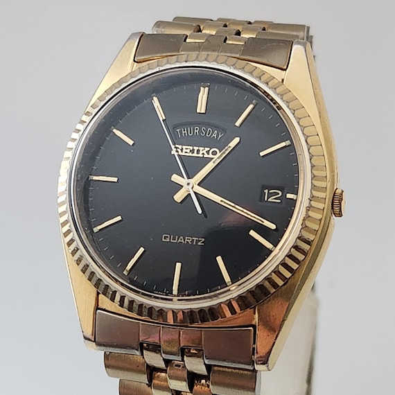 レア SEIKO セイコー デザイナー ゴールド QUARTZ 正確稼働 レトロ $_57.PNG?set_id=880000500F