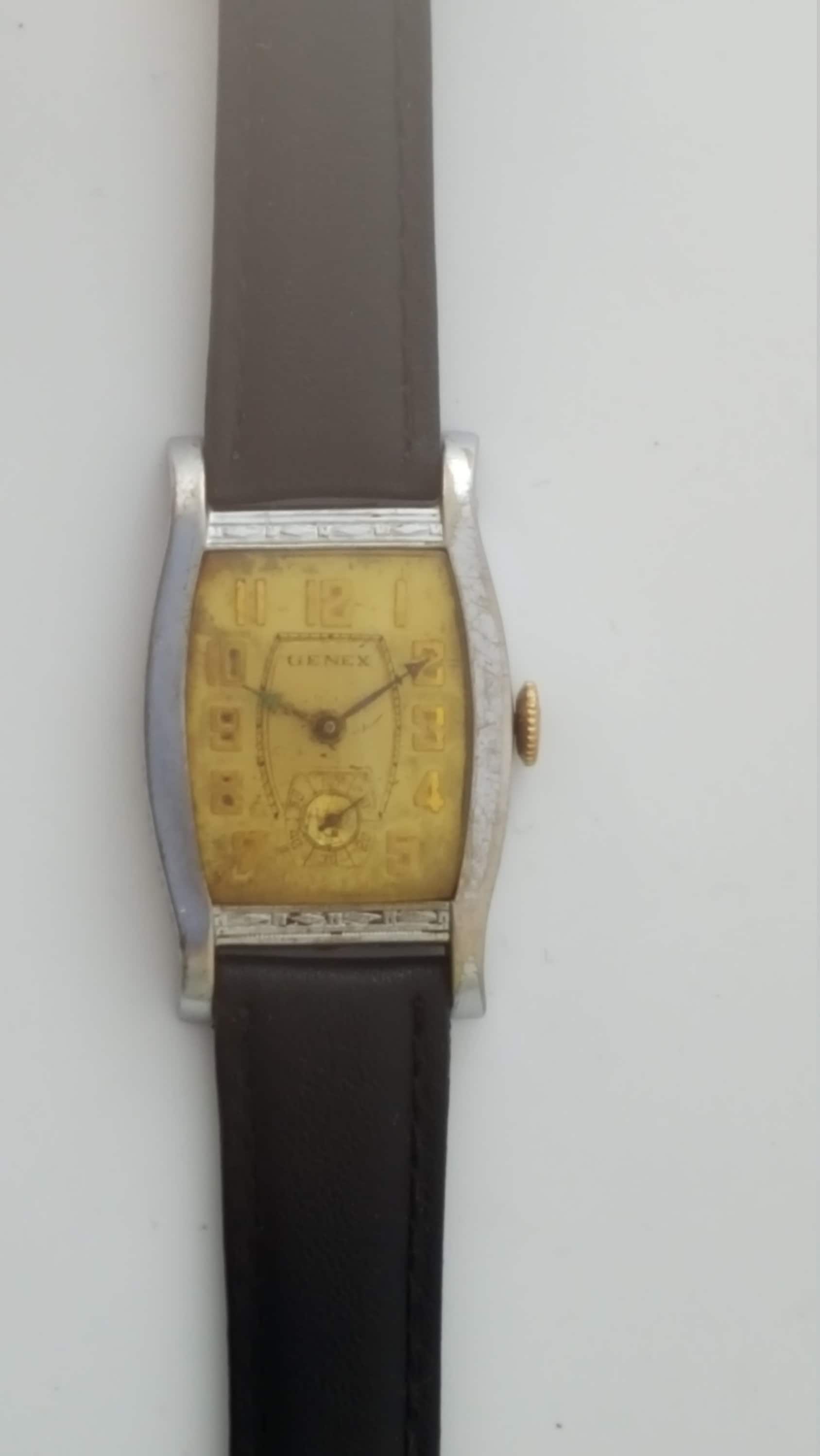Vinatge GENEX A ROLEX BRAND Art Deco Watch Dating to 1930 Swiss