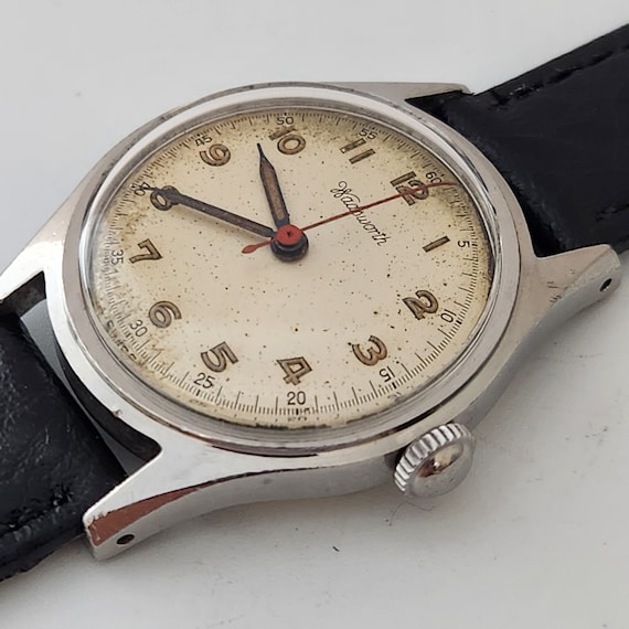 Vintage WADSWORTH SWISS Made 17 Jewel Watch, Stainless Steel  display picture 2