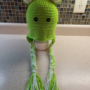 Gehäkelte Froschmütze