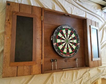 Dart Board Cabinet Etsy