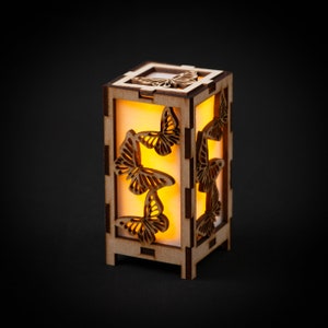 Butterfly Lantern Natural