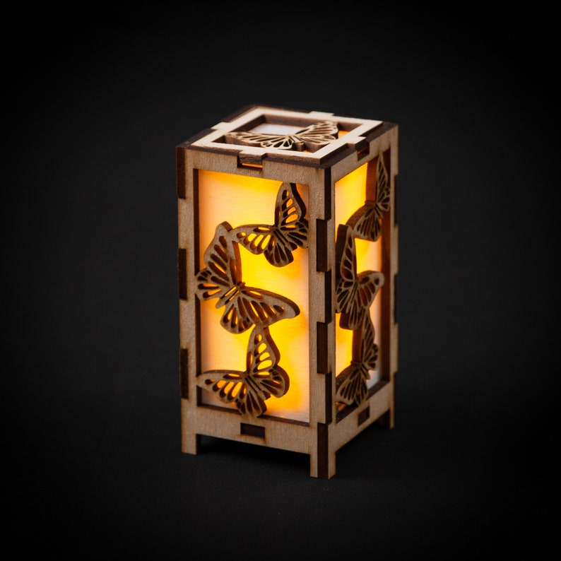 Butterfly Lantern Etsy