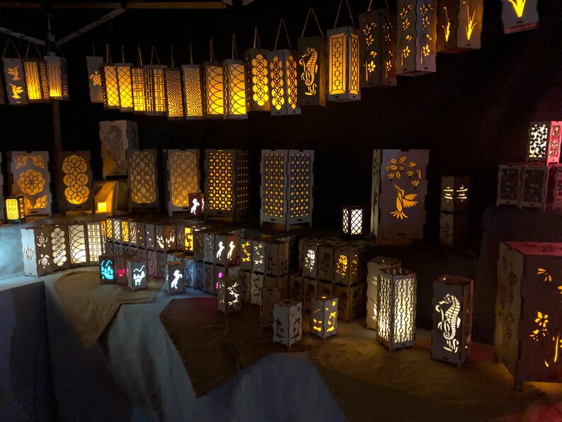 Northern Lights Lanterns Etsy