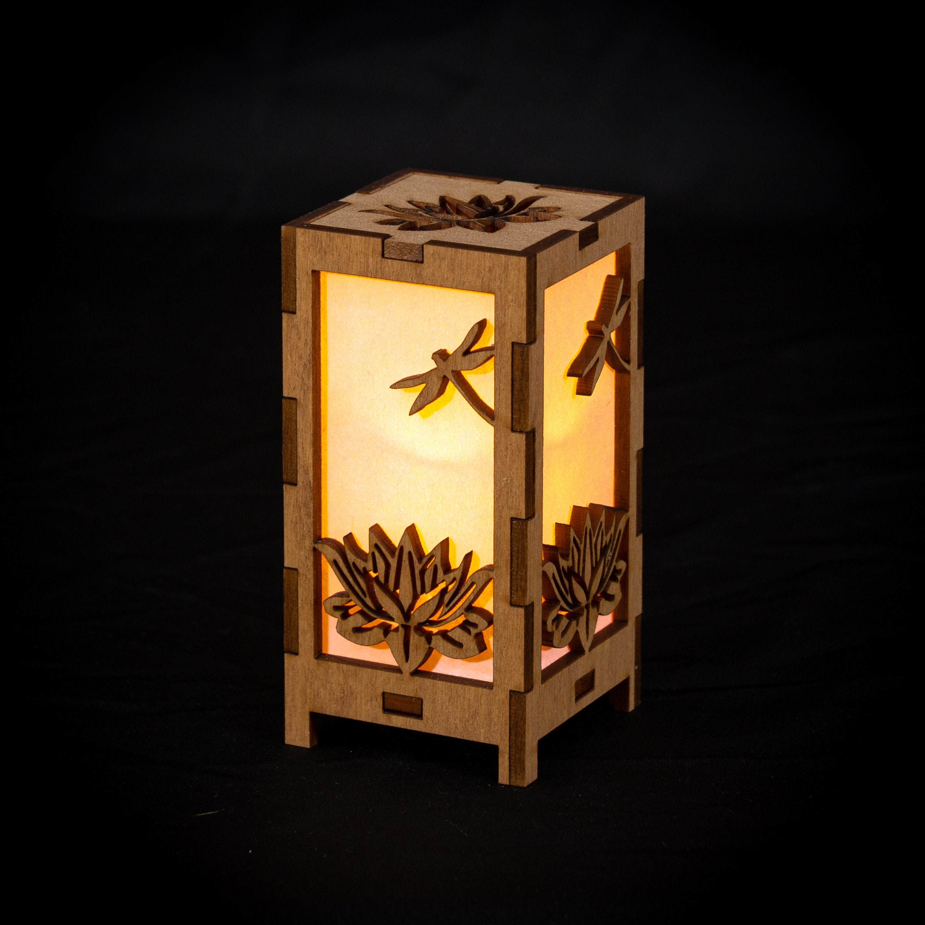 Lotus Dragonfly Lantern version 2 Etsy