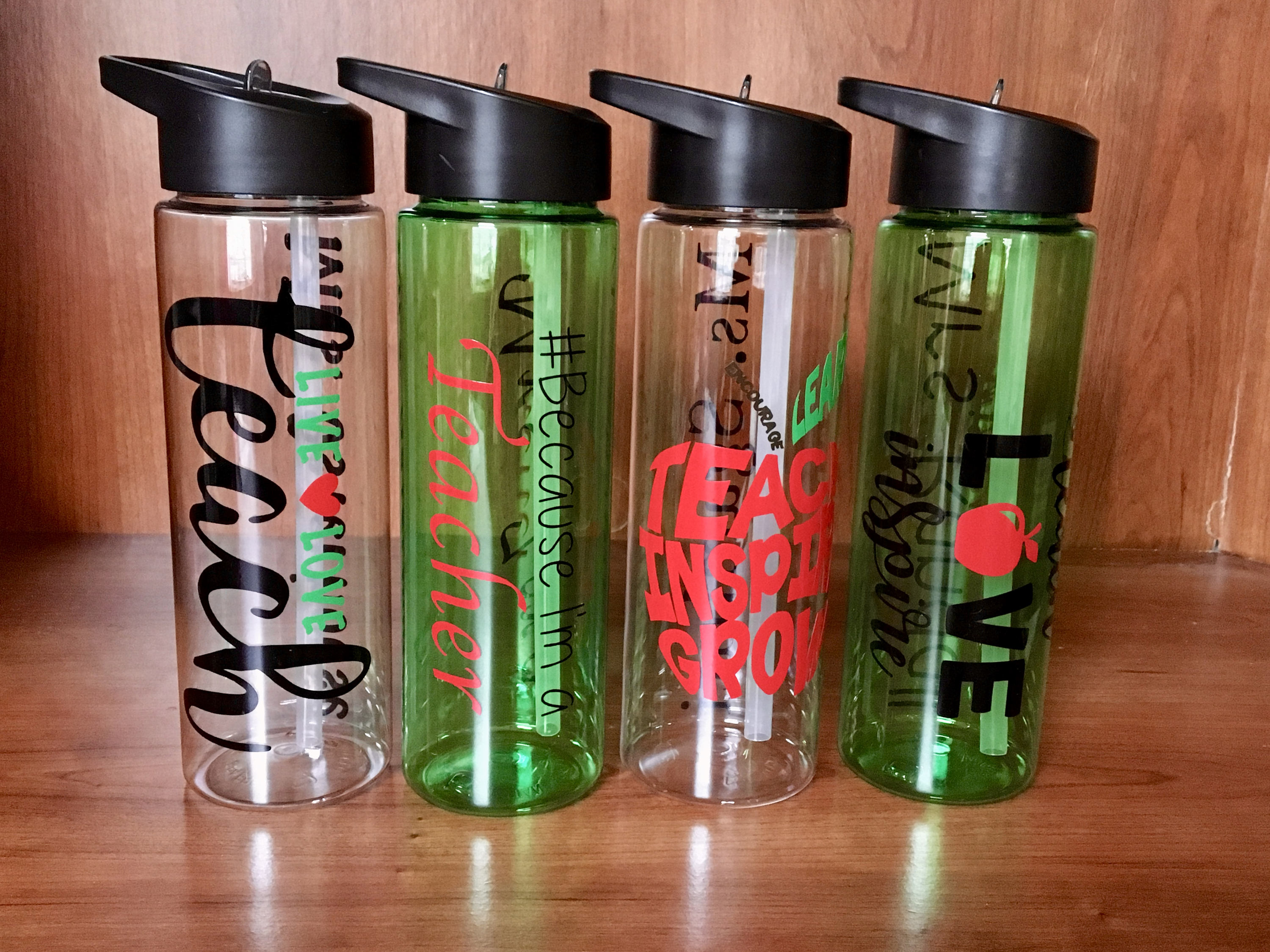 Teacher Water Bottle Teacher appreciation Teacher Christmas Etsy