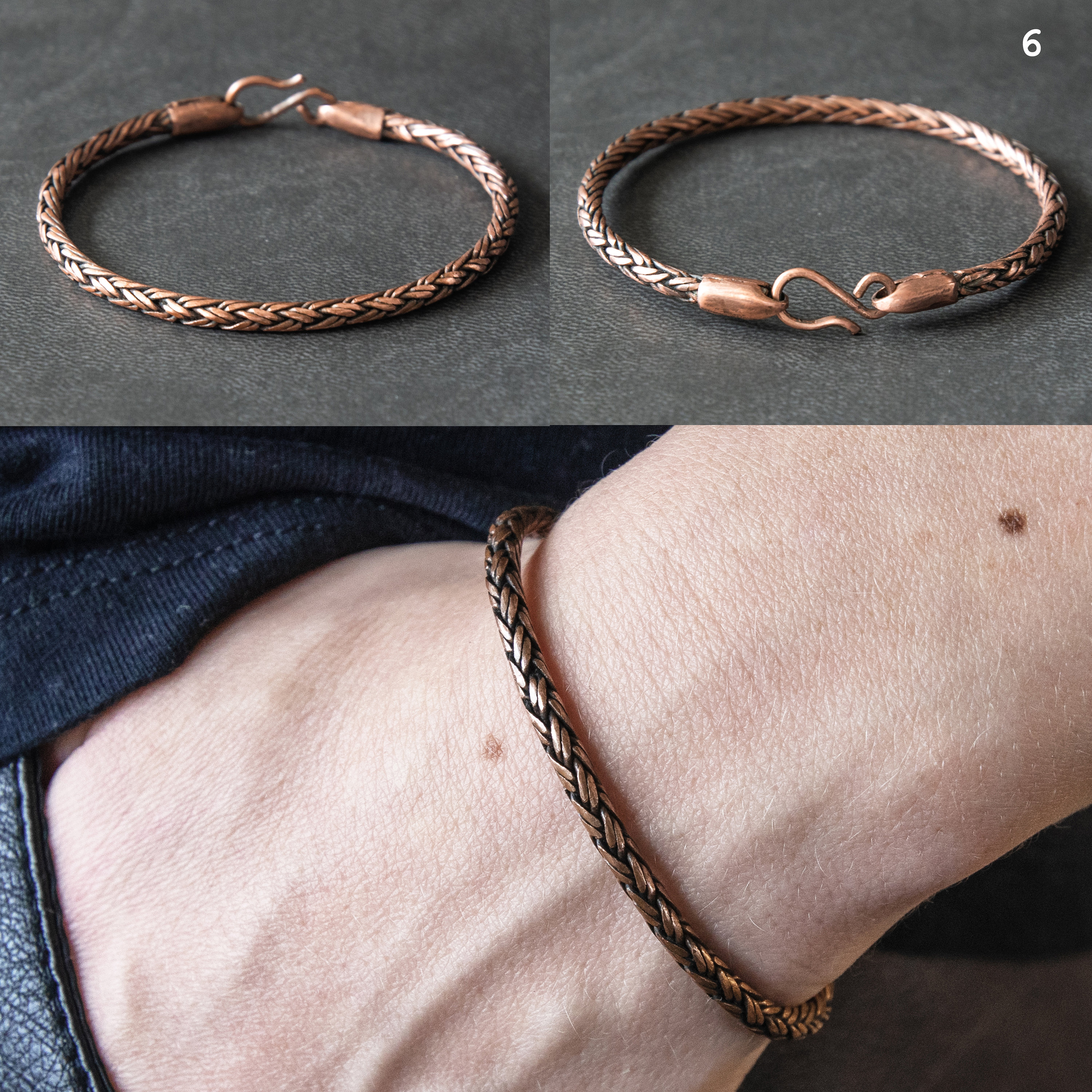 Pure copper bracelet bangle handmade jewelry Copper women Etsy