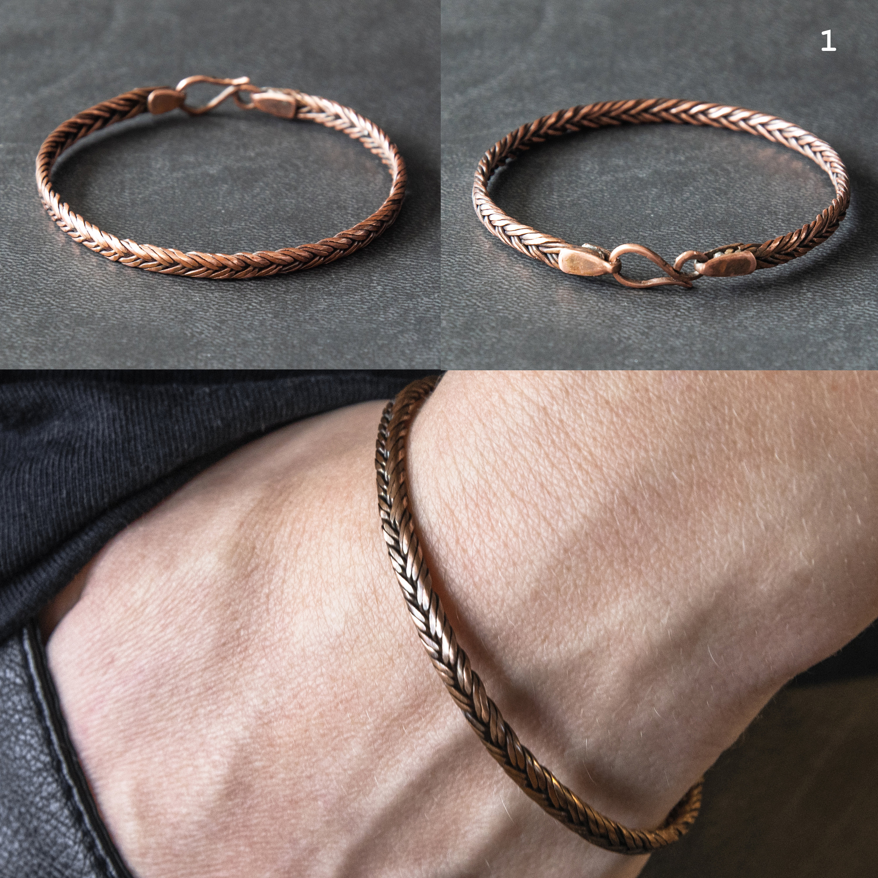 Pure copper bracelet bangle handmade jewelry Copper women Etsy